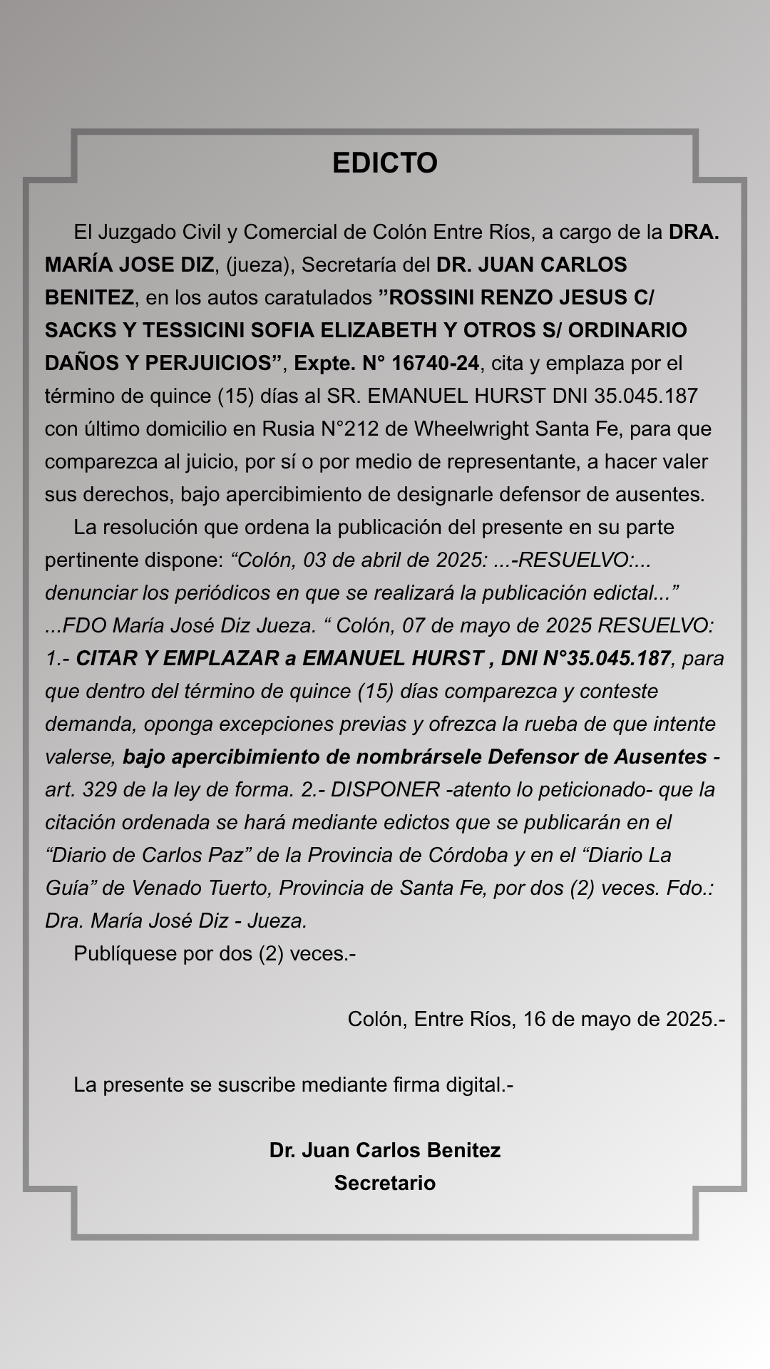 edicto